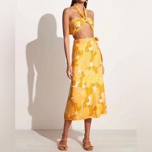 Faithful Casitas Wrap Skirt in La Marieta Floral Print